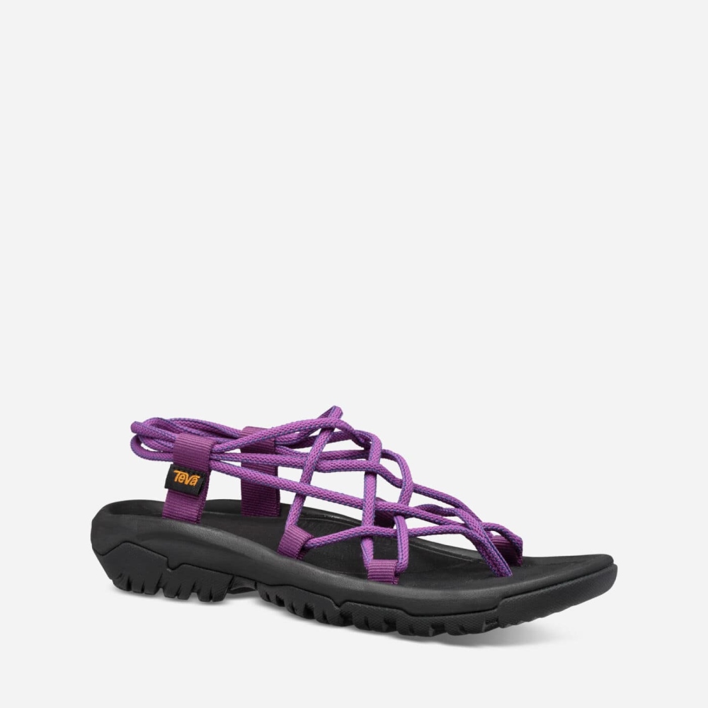 Teva Hurricane XLT Infinity Women's Black / Purple Hiking Sandals CA59879 Canada Online